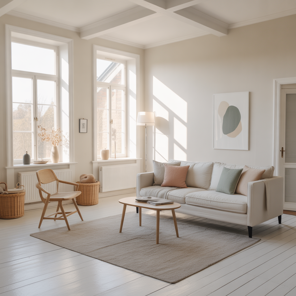 1.Vilka farger ger bast effekt i minimalistiska hem