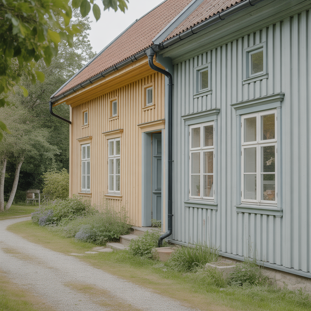 10.Vilka farger skapar en lantlig kansla pa fasaden