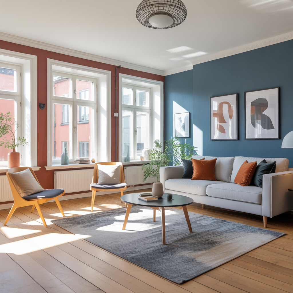 2.Hur skapar du en modern kansla i ditt hem med farg