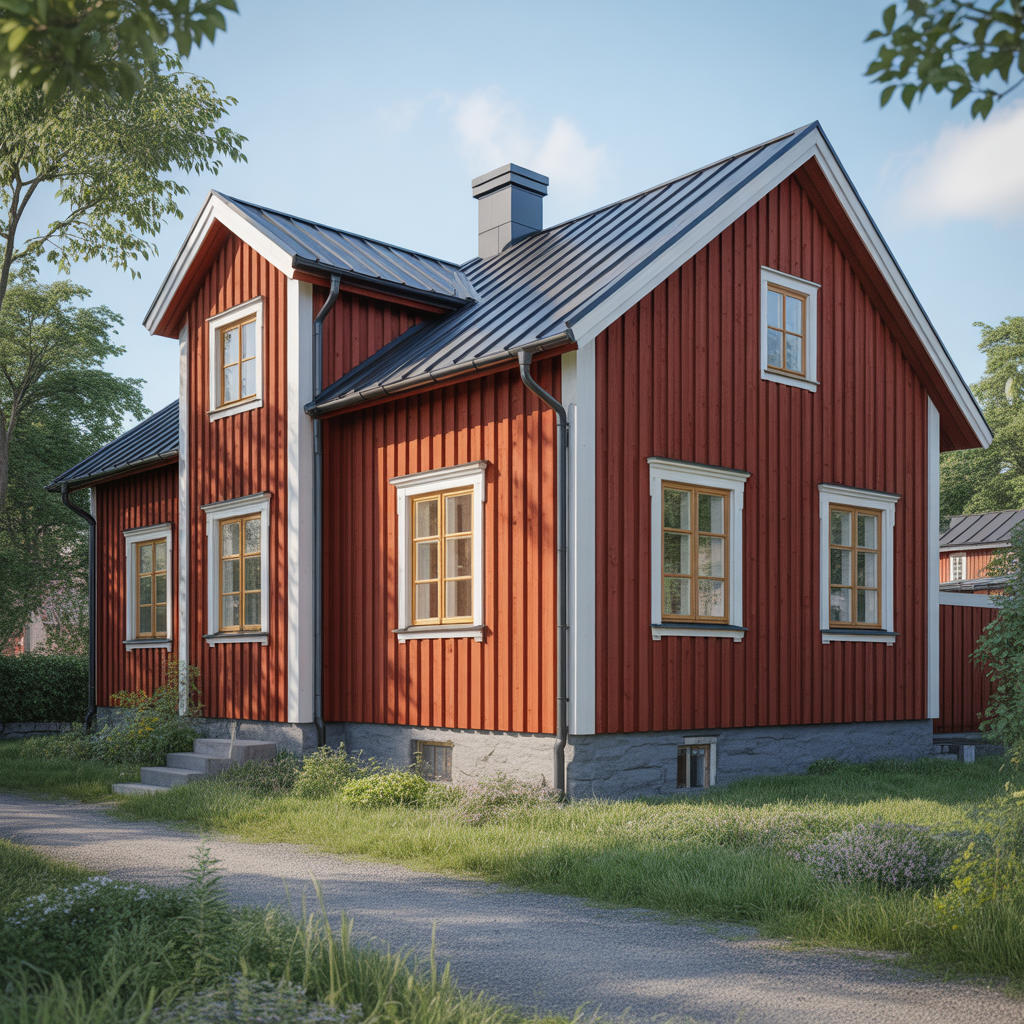 3.Sa forbattrar du husets isolering genom ratt fasadfarg