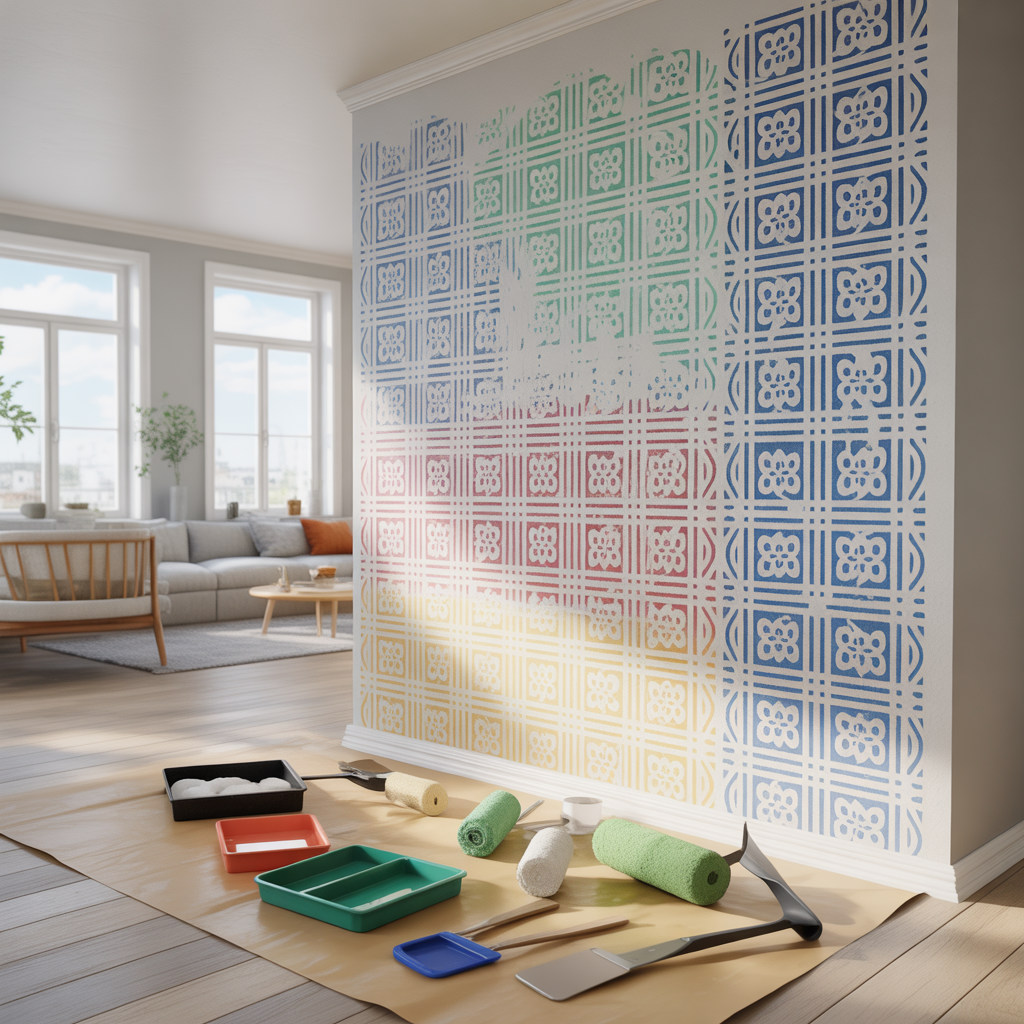 5.Hur skapar du en unik vaggmalning med schabloner