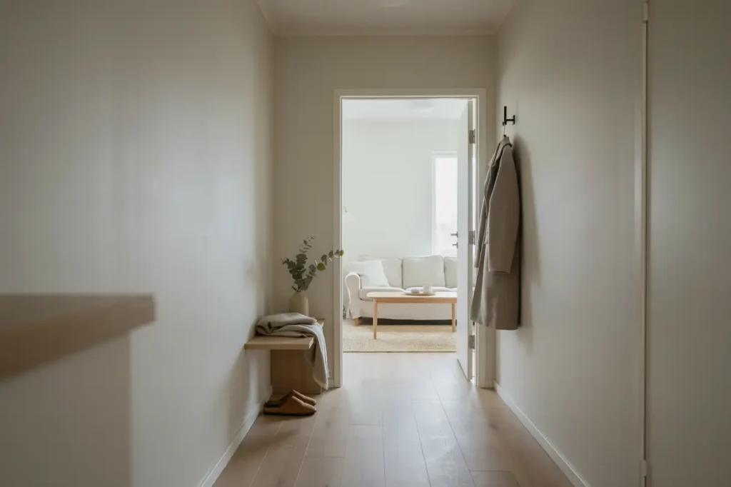 renoveringsm lning av hall och vardagsrum i bl sut